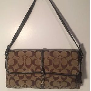 Coach Classic brown logo with silver clasp. Style Number J2J - 6348.